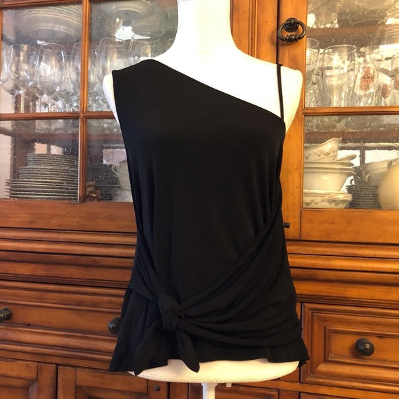 Banana Republic Tops - NWT Banana Republic Black Asymmetrical Top Size Small